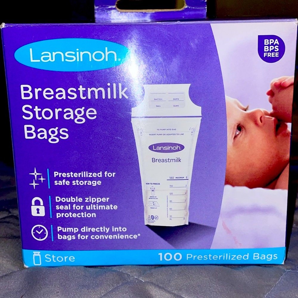 Lansinoh Breastmilk storage bags 100